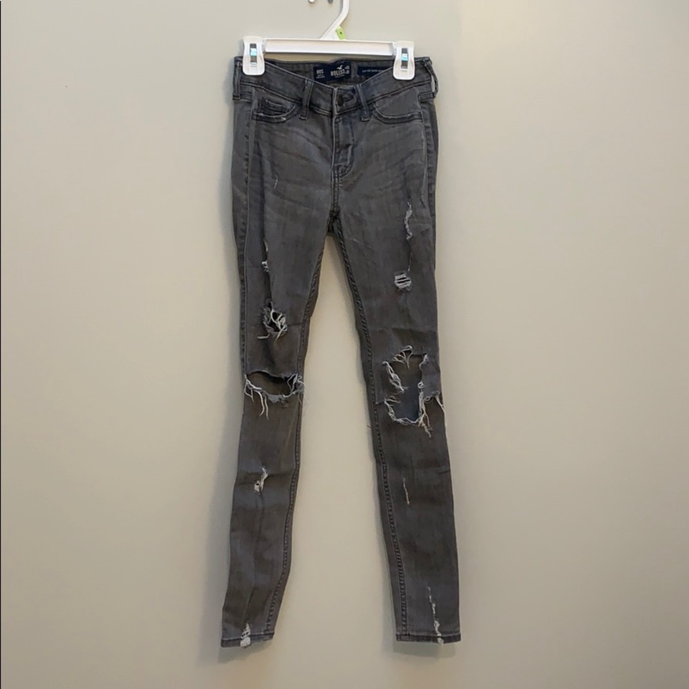 Low rise super skinny hollister jeans